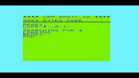 VIC-20 Raster beam line (not working properly - blinking)