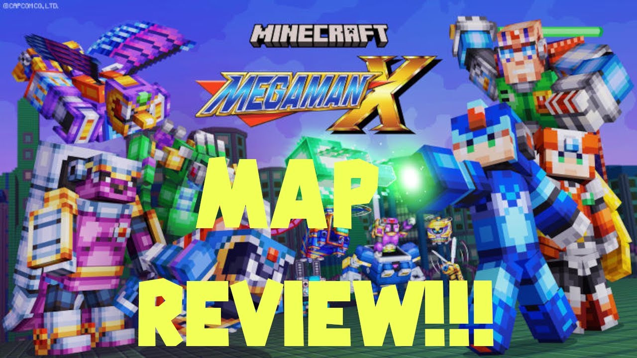 MEGA MAN X | 57DIGITAL | Minecraft Map Review Monday