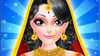 Indian Stylish Modern Fashion Wedding Makeup Salon Android Gameplay | New Indian Stylish Game screenshot 5