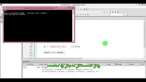 ceil(); floor(); round(); Function in C++ :: (Bangla) :: Bipro Bhowmik Joy
