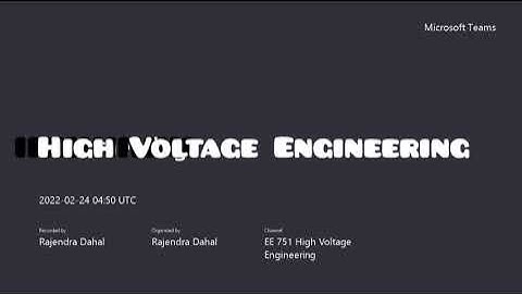Unit 7 Non Destructive Testing of Insulators