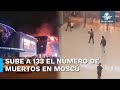 Van 133 muertos tras atentado en Moscú