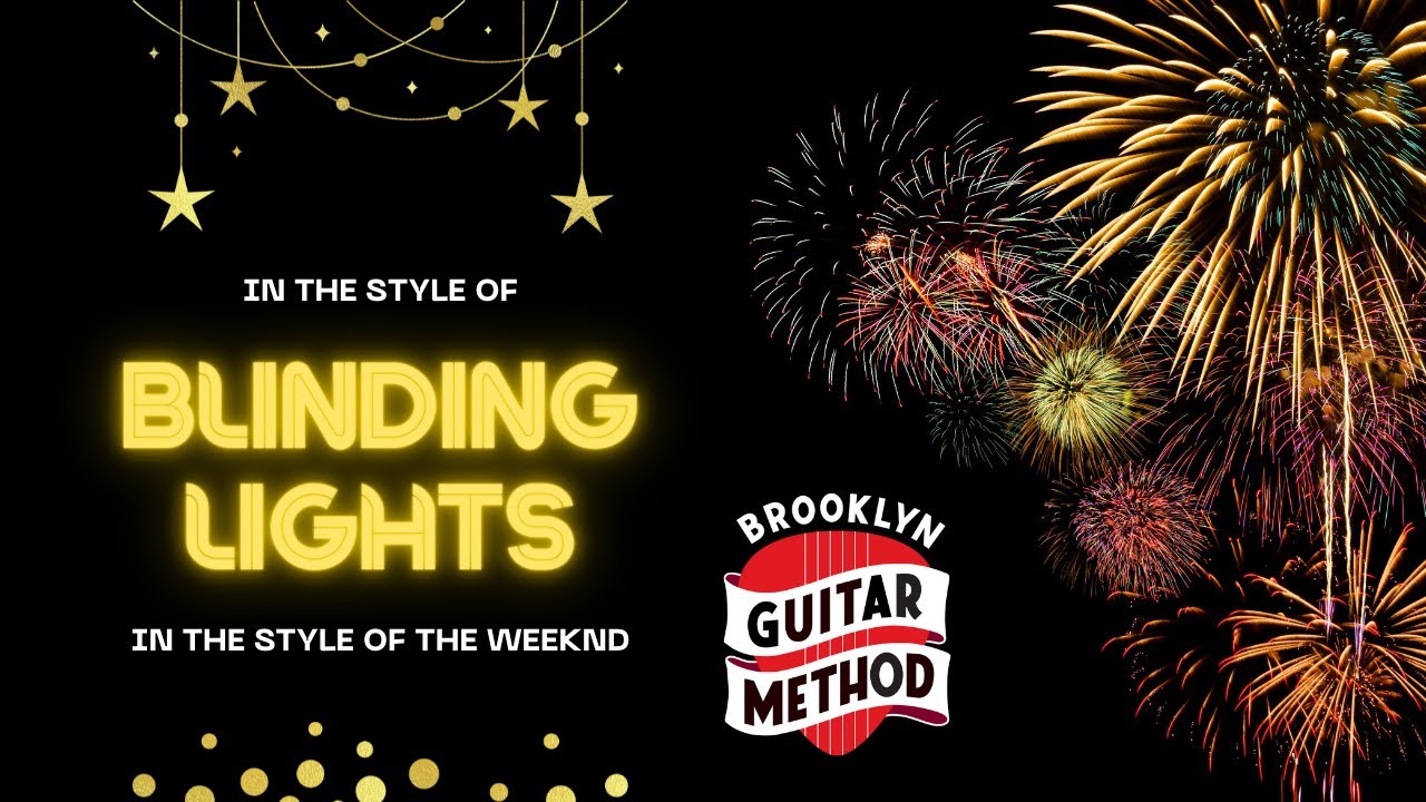 In the Style of Blinding Lights: Guitar Play-along Video