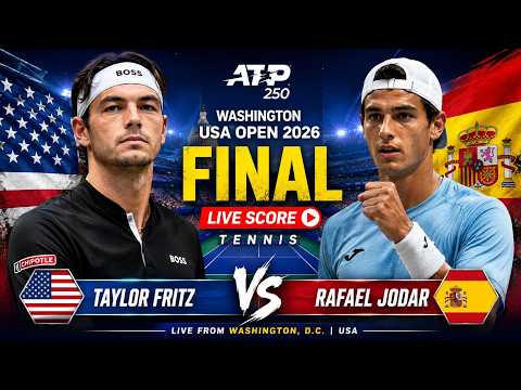 Video Taylor Fritz vs Rafael Jodar LIVE SCORE TENNIS ATP WASHINGTON USA OPEN 2026 | Final