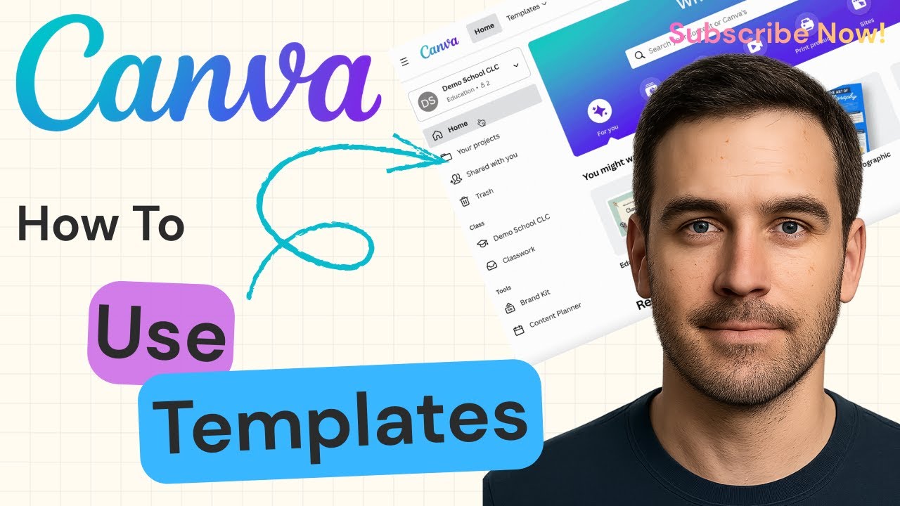 How to Use Templates in Canva | Canva Tutorial 2025 - YouTube