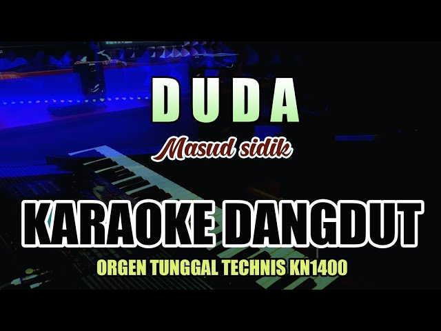DUDA (Mas'ud Sidik ) || KARAOKE DANGDUT class=