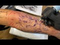 LIVE TATTOO: REALISTIC LION 🦁