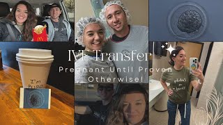 We Transferred! | IVF Frozen Embryo Transfer