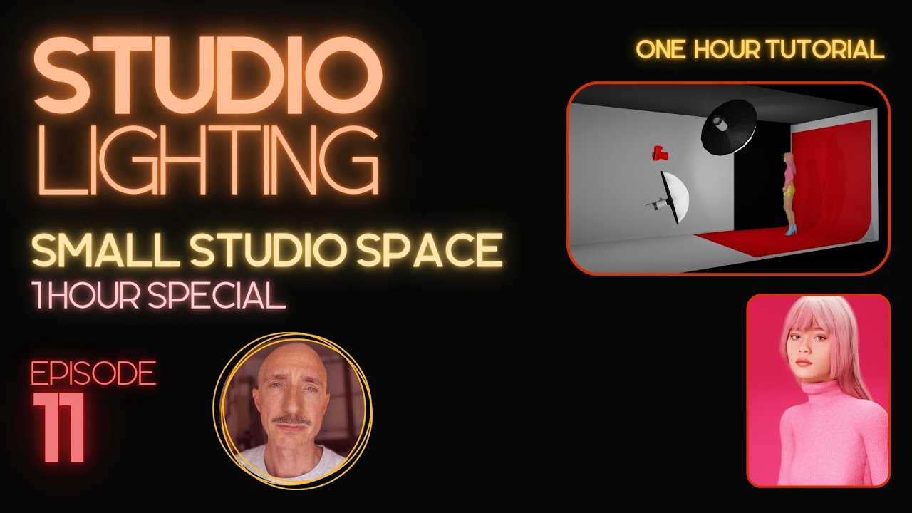 Studio Lighting for Small Spaces – A Complete One Hour Portrait Photography Tutorial