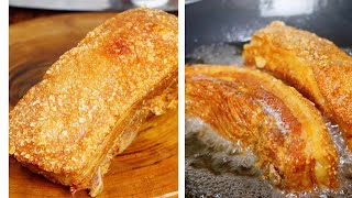 Crispy Lechon Kawali | Fried Pork Belly