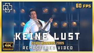 Rammstein Keine Lust live with subtitles/lyrics from Echo awards 2005