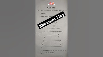 STD-10th CLASS MATHEMATICS-2-GEOMETRY MOST 💯 IMPORTANT QUESTION PAPER SSC-BOARD-MAHARASHTRA-20224-25