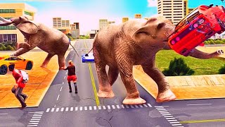 Wild Elephant City Attack Android Gameplay screenshot 5