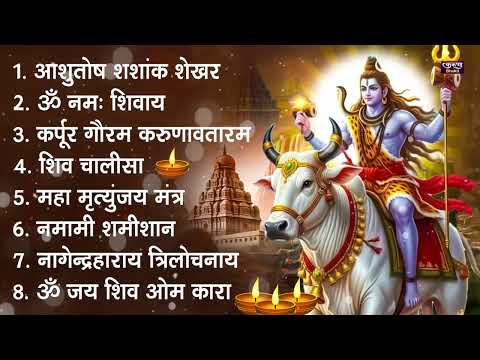 शिव भक्ति भजन : आशुतोष शशाँक शेखर, नमामि शमीशान, ॐ नमः शिवाय, कर्पूर गौरम करुणावतारं, शिव अमृतवाणी