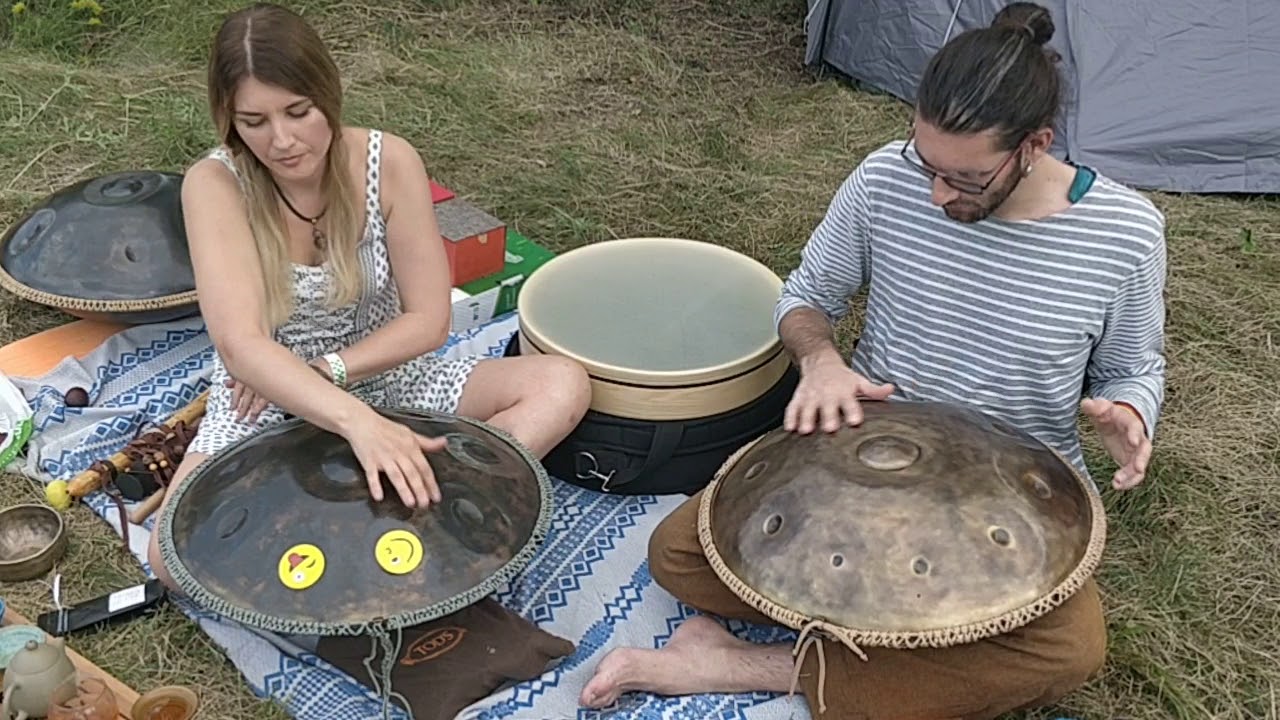 Atom handpan feat Omana handpan EthnoDrum 2018