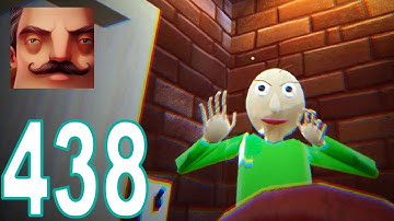 Hello Neighbor - My New Neighbor Baldi Act 2 Trampoline Gameplay Walkthrough Part 438