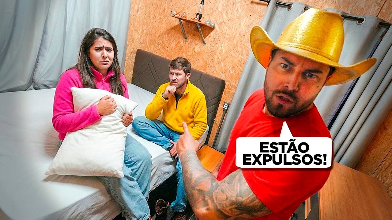 DEU RUIM... O LEO PEGOU EU NO FLAGRA FUGINDO PRO QUARTO DO RENAN