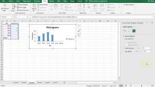 Making Histograms using Excel