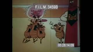 Raid Ant and Roach Killer Commercial from the 60s.