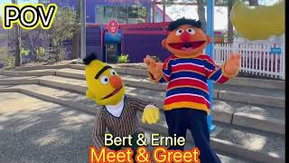 Bert and Ernie Meet and Greet | Sesame Place Philadelphia 2024 Season