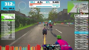 Zwift Insider Tiny Race (3 of 4) (B) on Duchy Estate - goal sprint