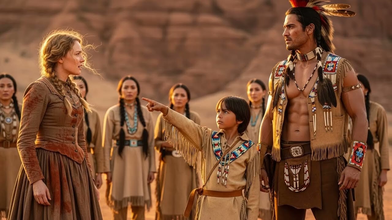 WIDOWED APACHE CHIEF TOLD HIS SON TO CHOOSE A MOTHER AMONG 7 APACHE… BUT HE POINTED AT THE CAPTIVE