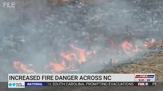 ‘Elevated risk’ of fires in Triad counties on Monday