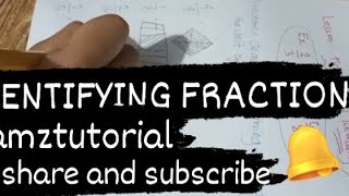 QUICK & EASY WAY TO IDENTIFY A FRACTION(2/4,3/4,1/2,1/5,2/8)