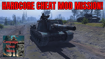 HARDCORE CHEAT MOD MISSIE! | GATES OF HELL: OSTFRONT CHEAT MOD MENU!