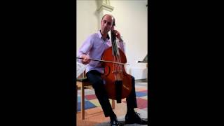 Video thumbnail of "Telemann Viola da Gamba Fantasias 7,8,9 - Robert Smith"