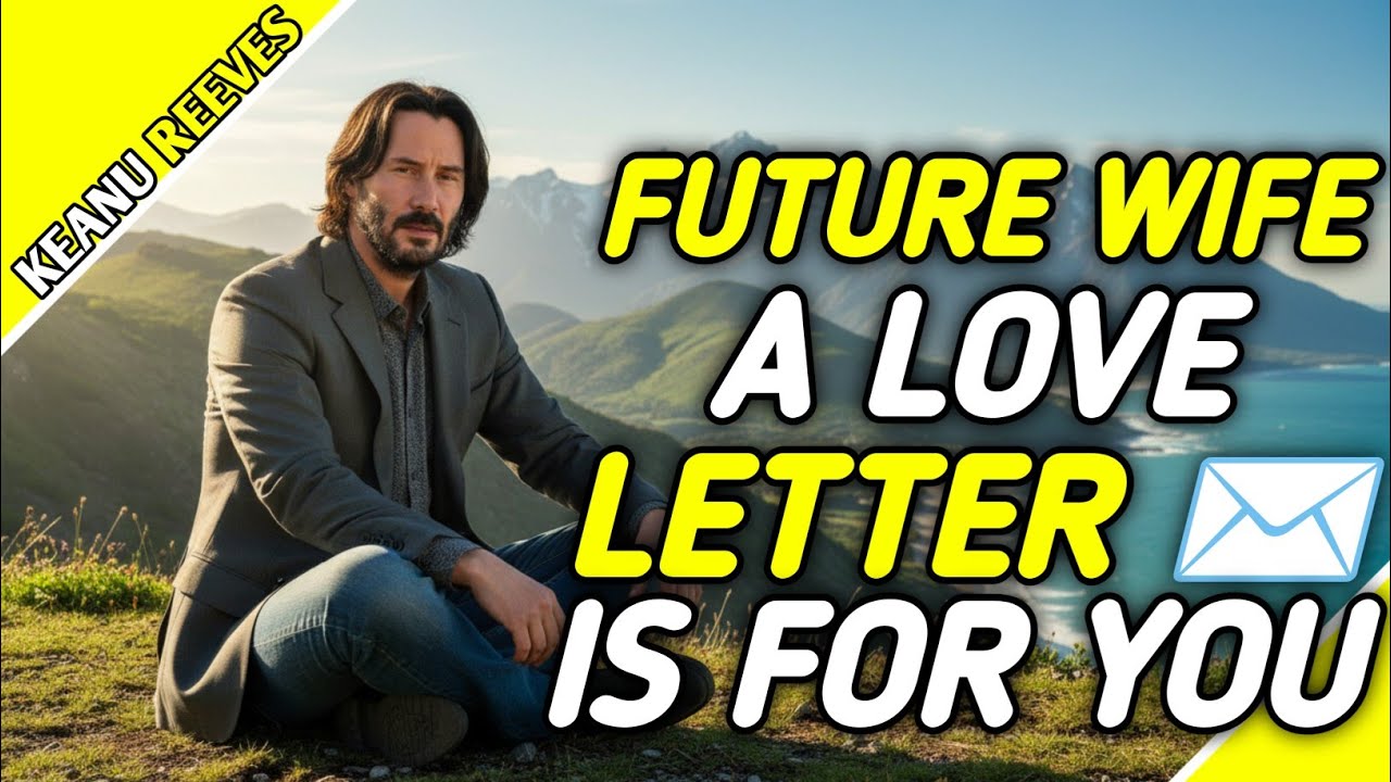 Dear Future Wife, I’m Becoming the Man You Deserve | Keanu Reeves