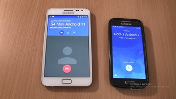 Incoming call & Outgoing call at the Same Time   Samsung Galaxy Note 1  Android 7+S4 Mini android 11