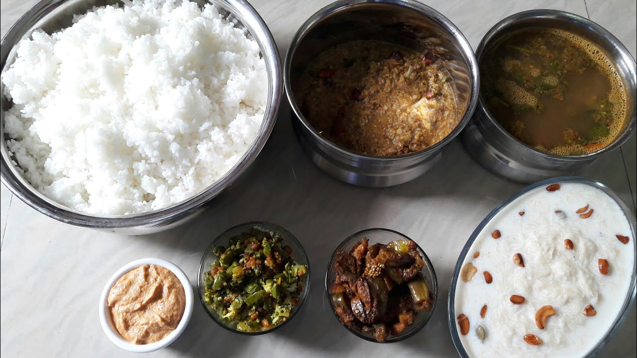 Thursday Lunch Menu Veg Lunch Menu Recipe In Tamil Lunch Recipe YouTube