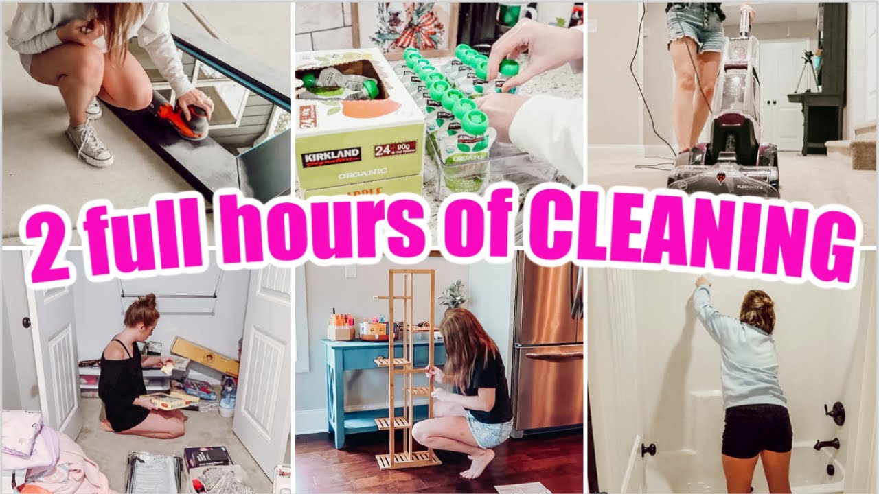 TWO FULL HOURS OF EXTREME CLEANING | CLEAN WITH ME | 2022 CLEANING ...