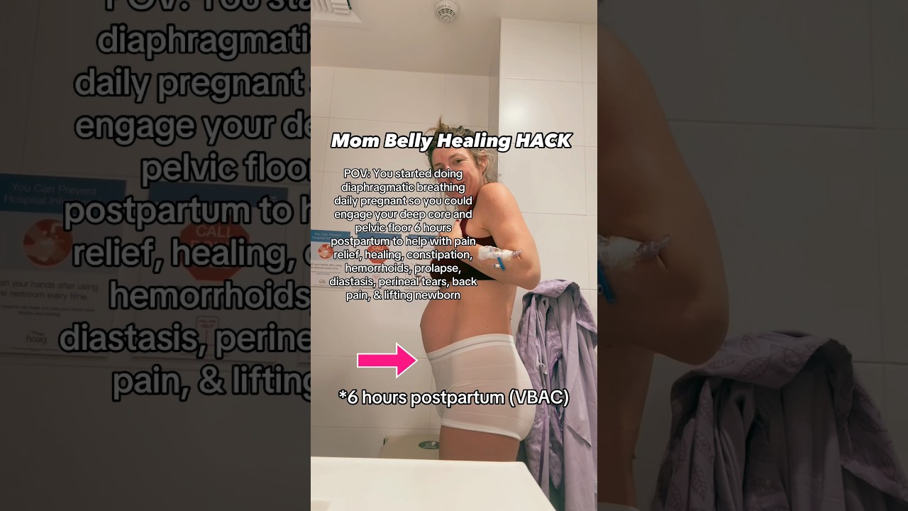 Mom Belly & Pelvic Floor Healing HACK! 