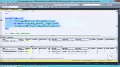 SESSION:   Going Asynchronous with Service Broker - Jonathan Kehayias