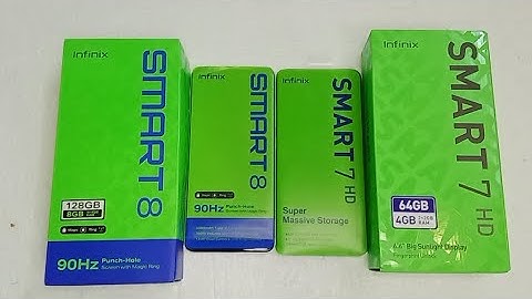 infinix smart 8 vs infinix smart 7HD : speed test