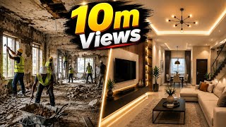 How to make a Full Interior Transformation AI Video FREE - Step-by-Step Tutorial 