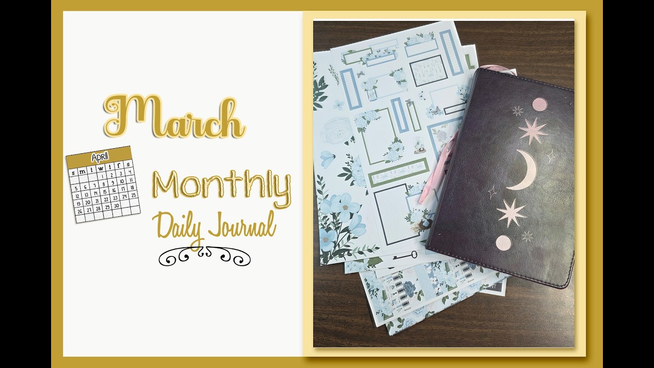 March title ll happy planner A5 ll Daily Journal ll Dutch Door ll #LLP