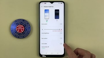 How to enable/disable auto screen rotation on OPPO A16 Android 11