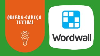 Quebra-cabeça textual no Wordwall - Jogo na aula de Língua