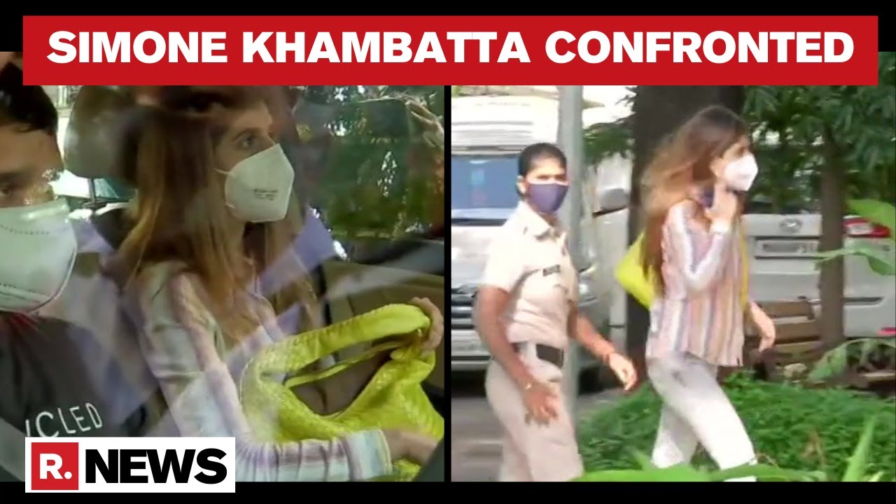 Designer Simone Khambatta Arrives At NCB Office For Questioning In