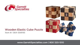 Wooden Elastic Cube Puzzle