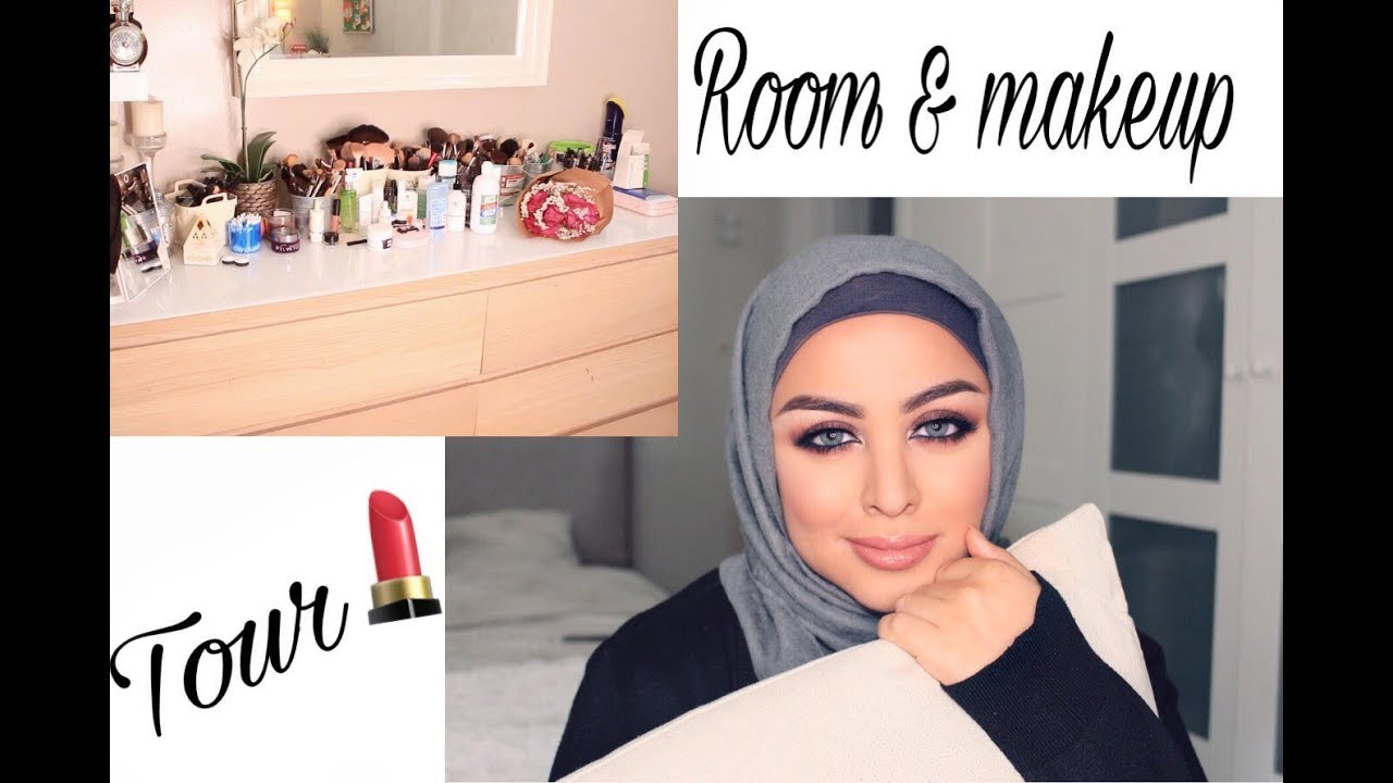 جولة بغرفتي و مكياجي   💄