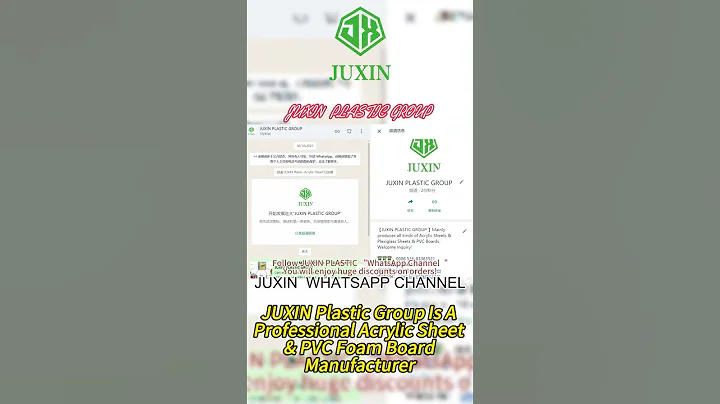 JUXIN PLASTIC WHATSAPP CHANNEL #factory