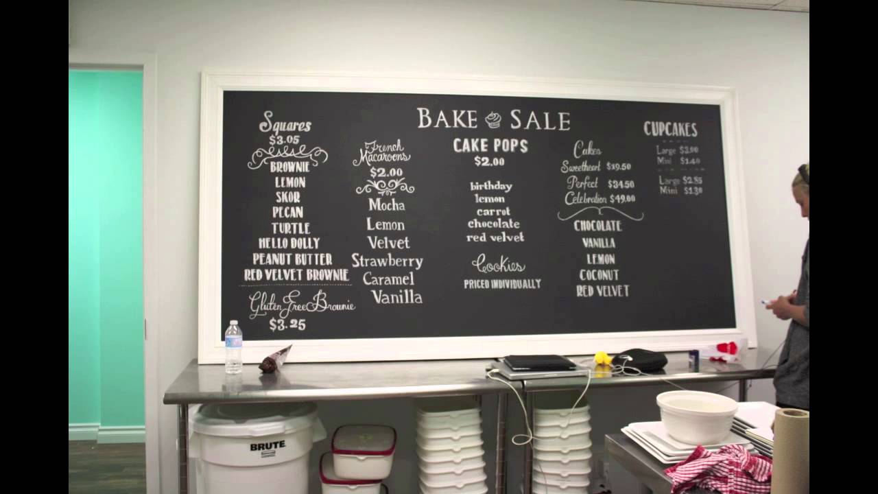 Chalk Art - Bake Sale Toronto