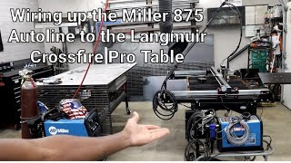 Miller Spectrum 875 Autoline wired up to the Langmuir Crossfire Pro