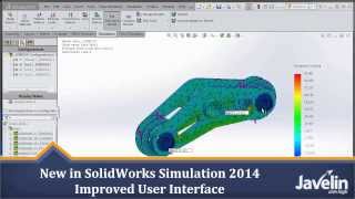 SolidWorks Simulation 2014 - Improved User Interface