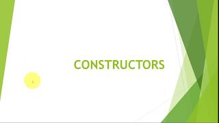 Default Constructors in Java