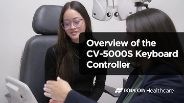Overview of the CV-5000S Digital Phoropter keyboard controller | Topcon Healthcare